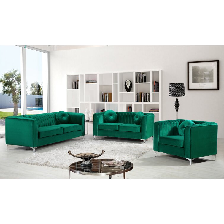 Wayfair couch 2025 and chair set